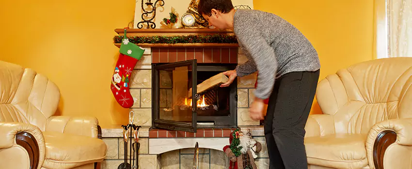 Rusted Metal Fireplace Restoration in Lakeville, Minnesota