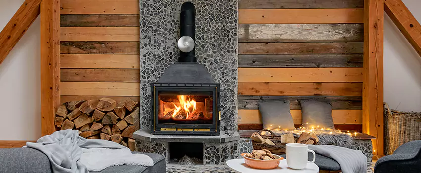 Thelin Hearth Products Direct Vent Gas Stove Fireplace Inspection in Lakeville, Minnesota